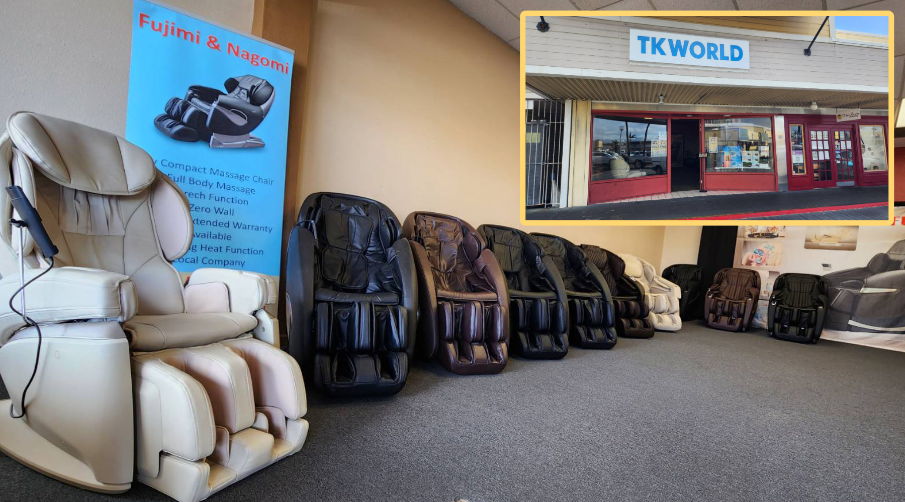 Fujimax Massage Chair Showrooms
